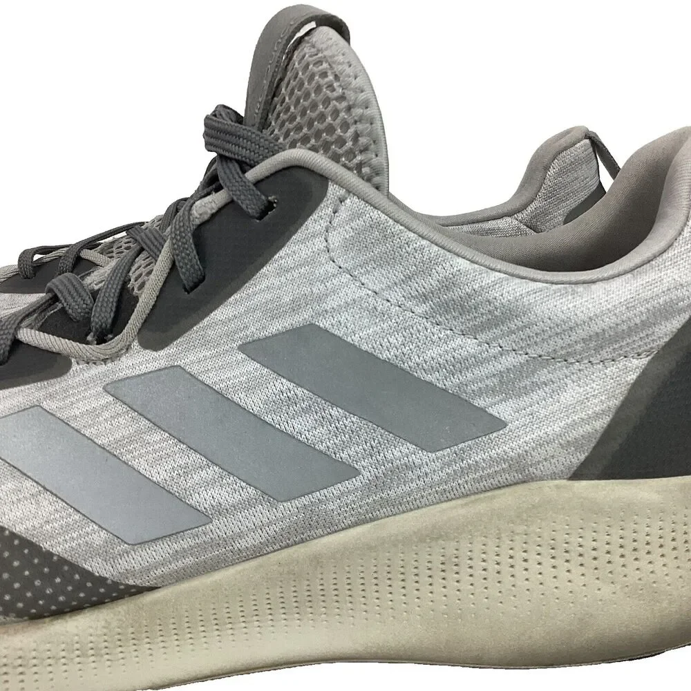 Adidas Purebounce+ - Men's Sz 13 - Grey Silver Metallic - Running Shoes - BC1037